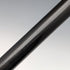 1913 British Vintage Men's Walking Stick, Sterling Silver, Round Handle, 91cm, Black Shaft